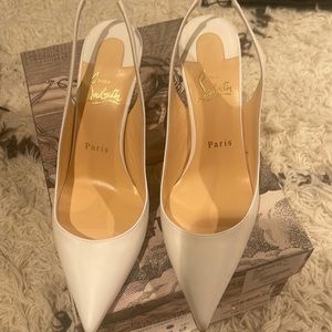 Christian Louboutin sling back brand new
